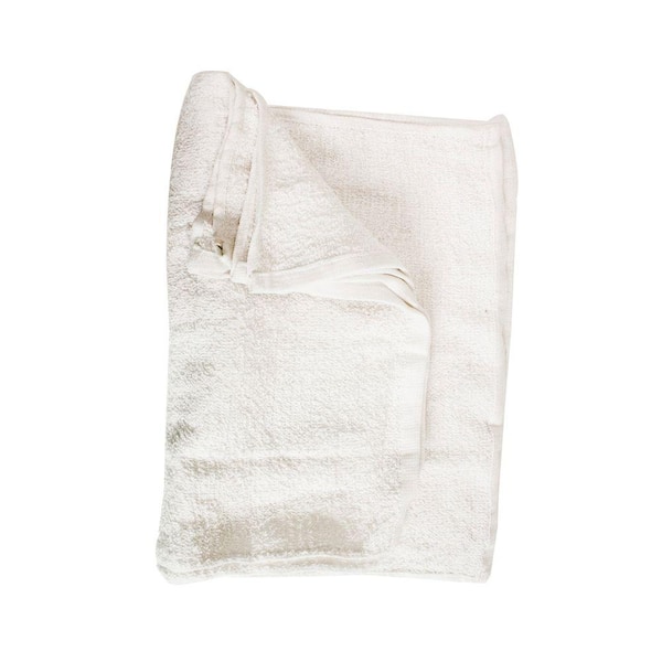 Multi-Purpose White Terry Cloth Towels In Bulk