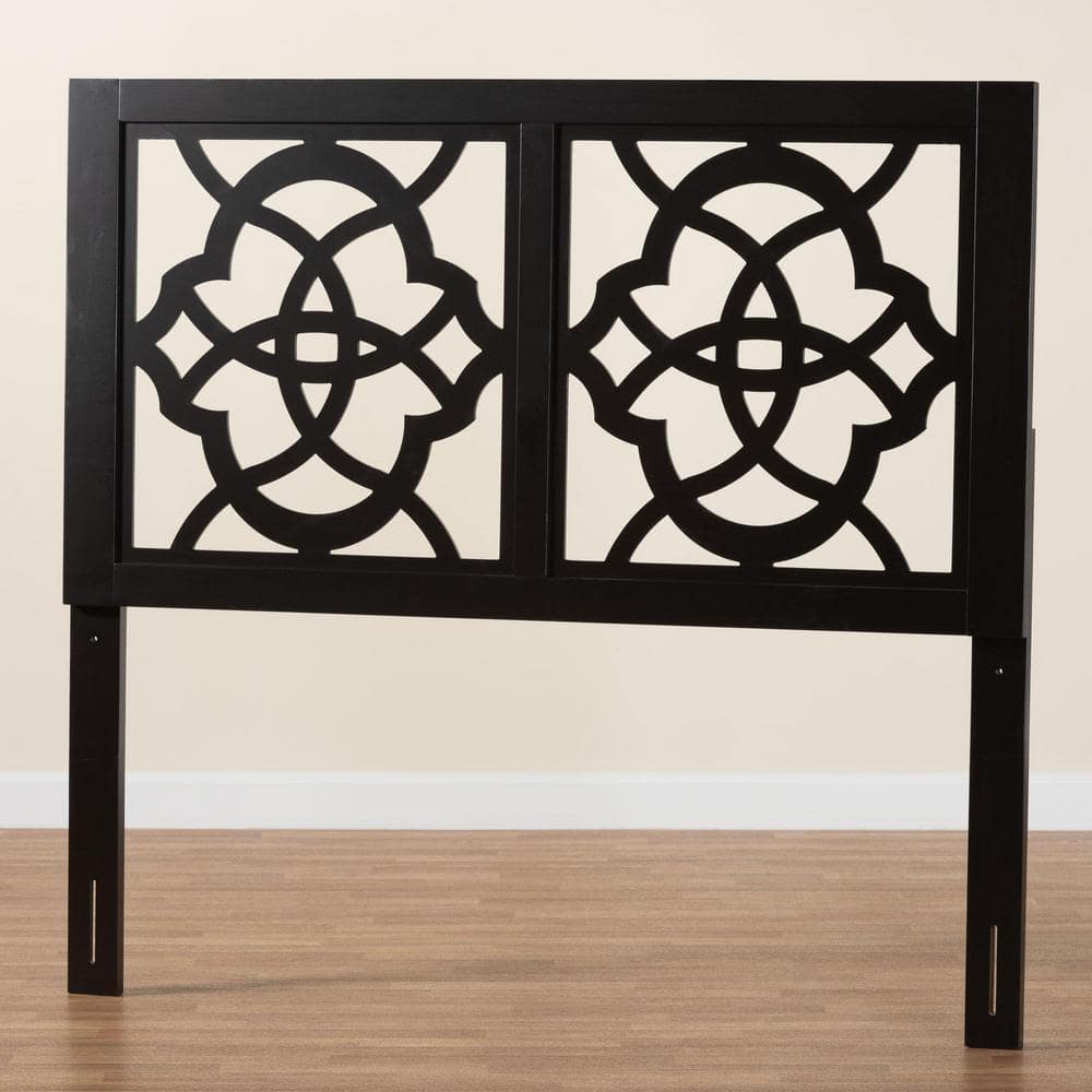 Glaucia Modern Dark Brown Wood King Size Headboard