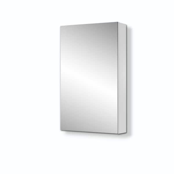 Andrea 24 in. W. x 30 in. H Large Rectangular Recessed or Surface Mount Medicine Cabinet with Mirror