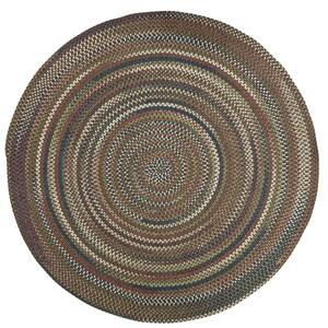 Cedar Cove Gray 3 ft. x 3 ft. Cabin Round Accent Rug