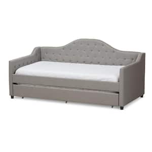 Perry Light Gray Daybed with Trundle