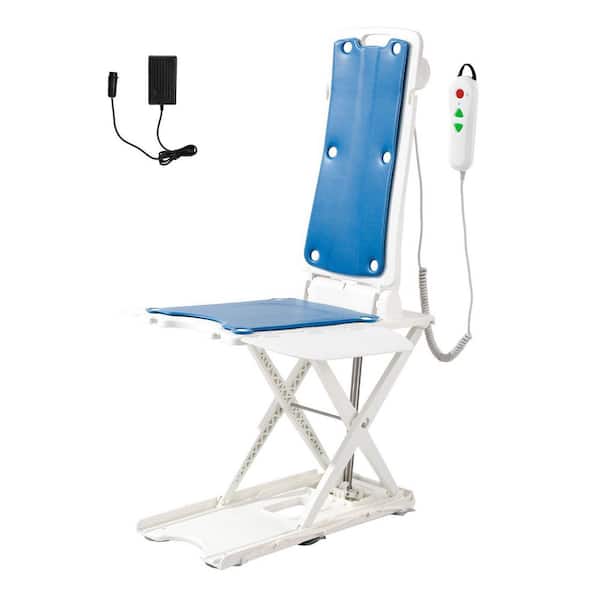 Electric Chair Lift, Support Up to 310 LBS., Adjustable Height 3.03-19.96 in., 45° Tilt for Seniors Patient Elderly