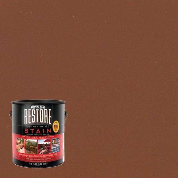 Rust-Oleum Restore 1 gal. Solid Acrylic Water Based Timberline Exterior Stain