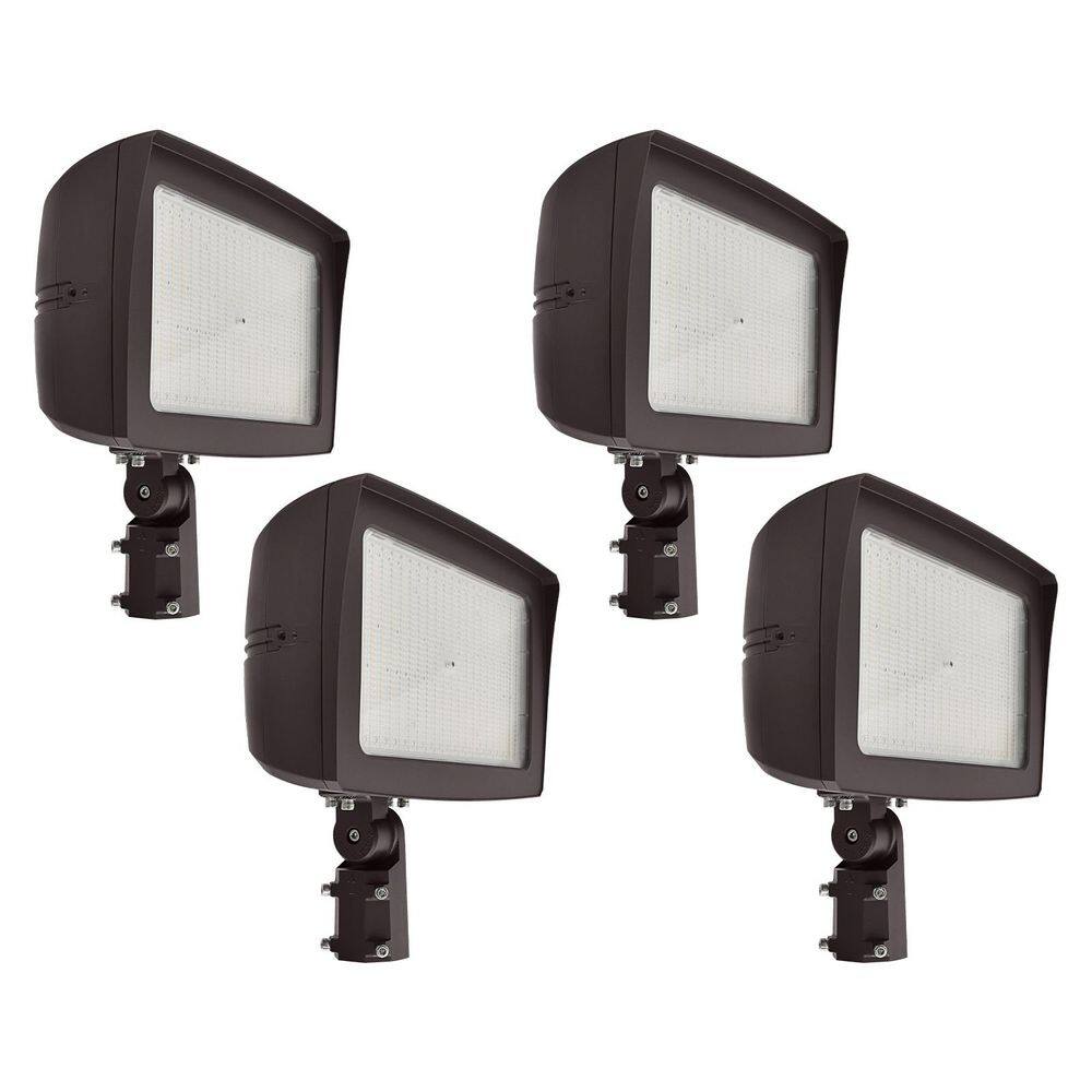 300-Watt LED Flood Light, 3CCT, Up to 45000LM Adjustable Slipfitter Mount Dimmable IP65 120-277V Photocell Sensor 4 Pack price history on PriceWatchPro