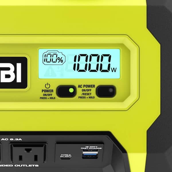 RYOBI 80V 1000-Watt Power Source (Tool Only) RY80BG02B - The
