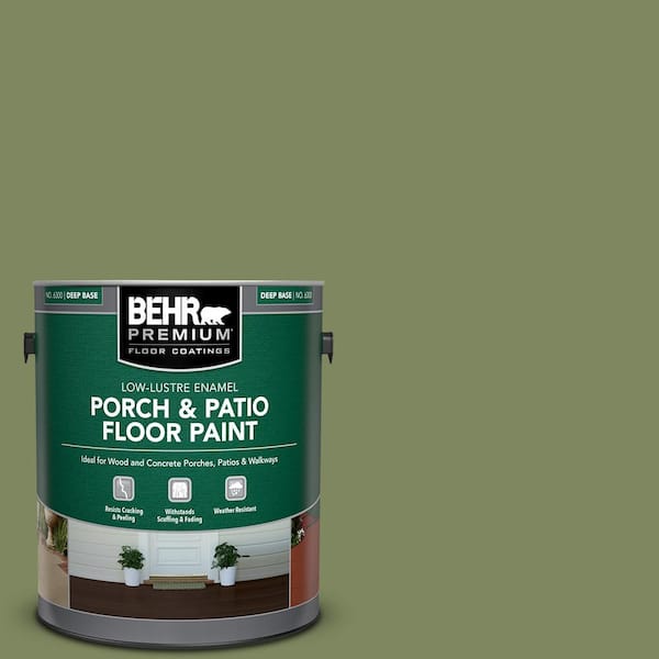 1 gal. #PPU10-02 Tuscany Hillside Low-Lustre Enamel Interior/Exterior Porch and Patio Floor Paint