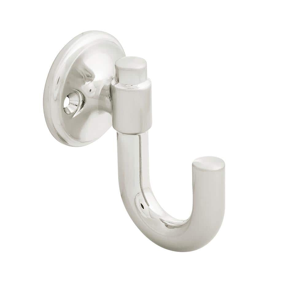 Piper Collection Hook - 3-3/16 in. x 1-7/8 in. Satin Nickel Zinc Hook (5-Pack) price history on PriceWatchPro