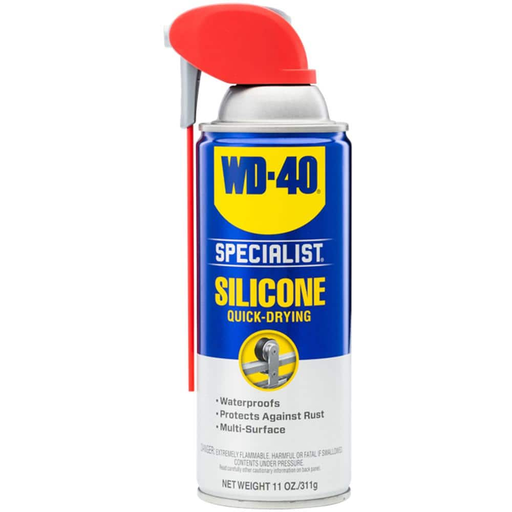 WD-40 Specialist Water Resistant Silicone Lubricant Spray, 11 Ounces 2 Pack  