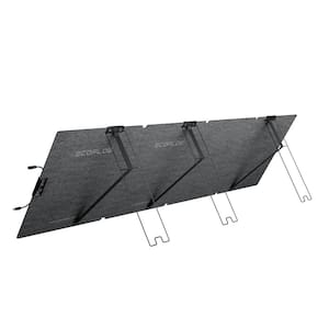2PCS TOPCon 220-Watt Portable Solar Panel (1-Side), IP68, Solar Charger for Solar Generator, Monocrystalline Solar Panel