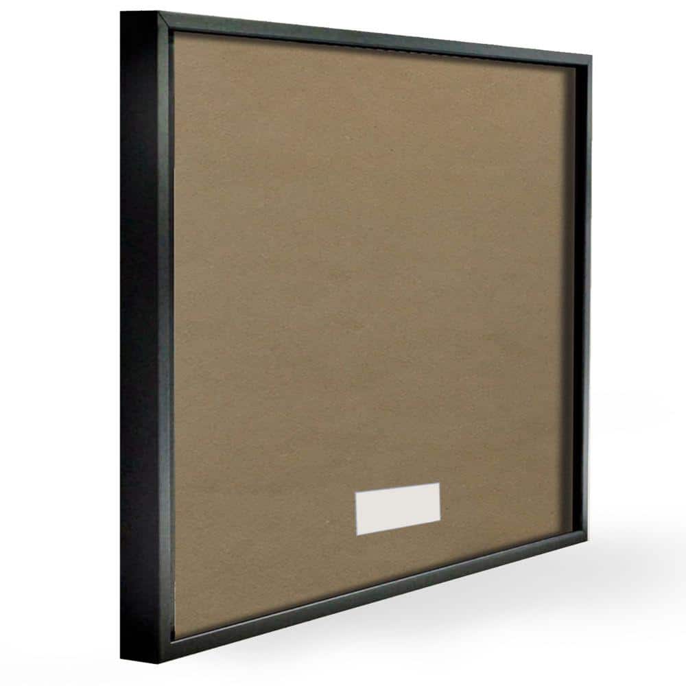 Birch Tree Reflections Landscape Canvas Print with Black Frame