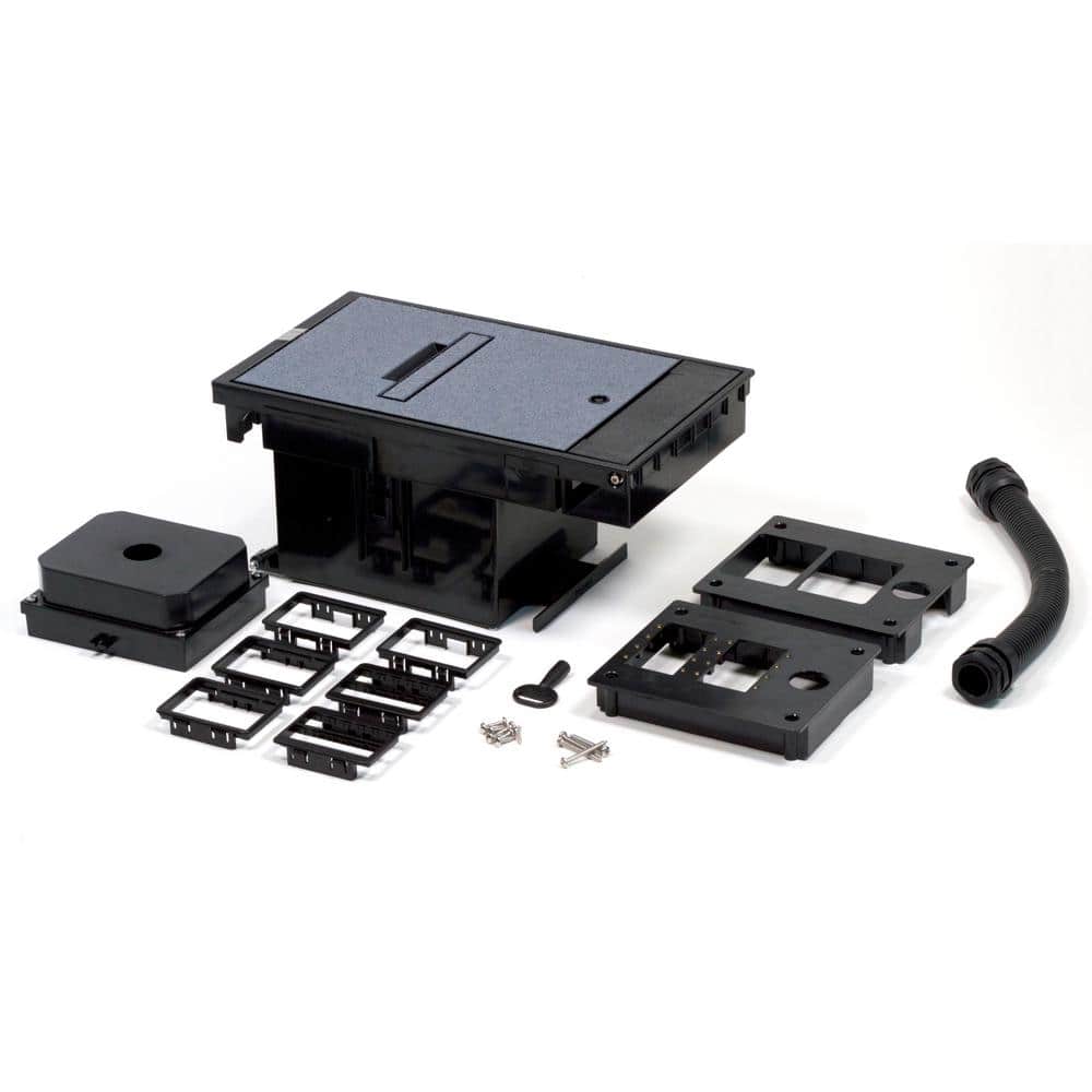 Legrand Wiremold Gray 2-Gang Outdoor Ground Box Low Voltage Box