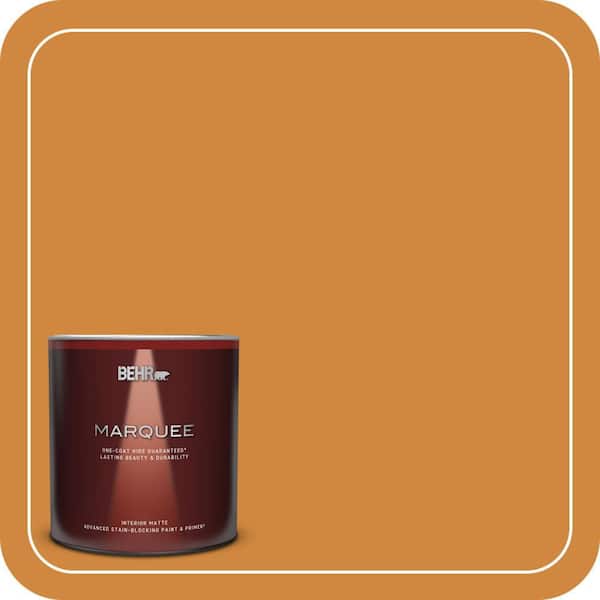BEHR MARQUEE 1 qt. #290D-6 Acorn Matte Interior Paint & Primer
