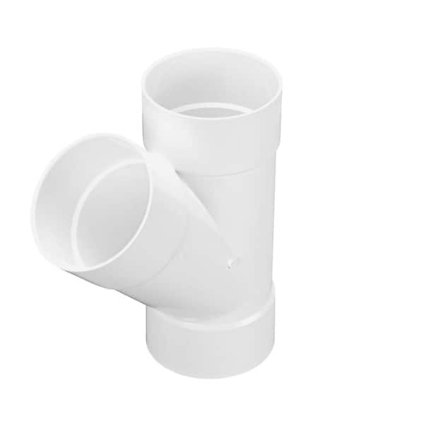 NDS PVC S&D 45° Wye, 6 in. Hub X Hub X Hub