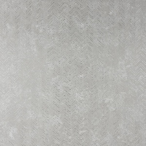 Chevron Silver Wallpaper Sample