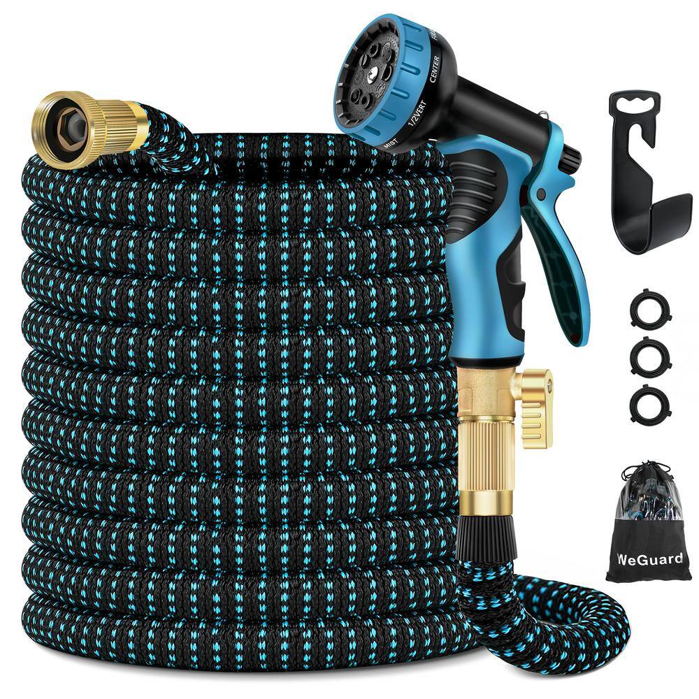 WeGuard 3 4 In 100 Ft Expandable Garden Hose Flexible Water Hose With 