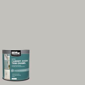 1 qt. #PPU18-10 Natural Gray Satin Enamel Interior/Exterior Cabinet, Door & Trim Paint