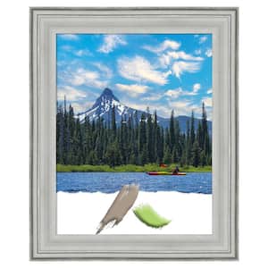 Bel Volto Silver Wood Picture Frame Opening Size 11 x 14 in.