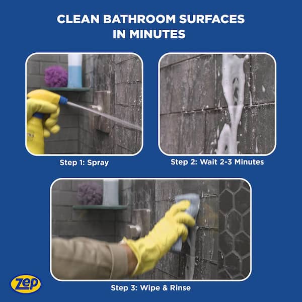 ZEP 32 oz. Power Foam Tub and Tile Cleaner (12-Pack) ZUPFTT32