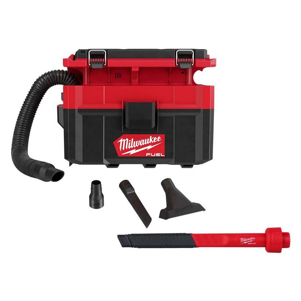 M18 FUEL PACKOUT 18-Volt Lithium-Ion Cordless 2.5 Gal. Wet/Dry Vac w/AIR-TIP 1-1/4 in. - 2-1/2 in. Flexible Crevice Tool price history on PriceWatchPro