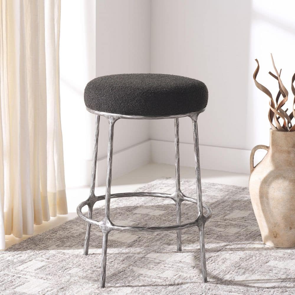 Trumen 26 in. H Black Bar Stool price history on PriceWatchPro