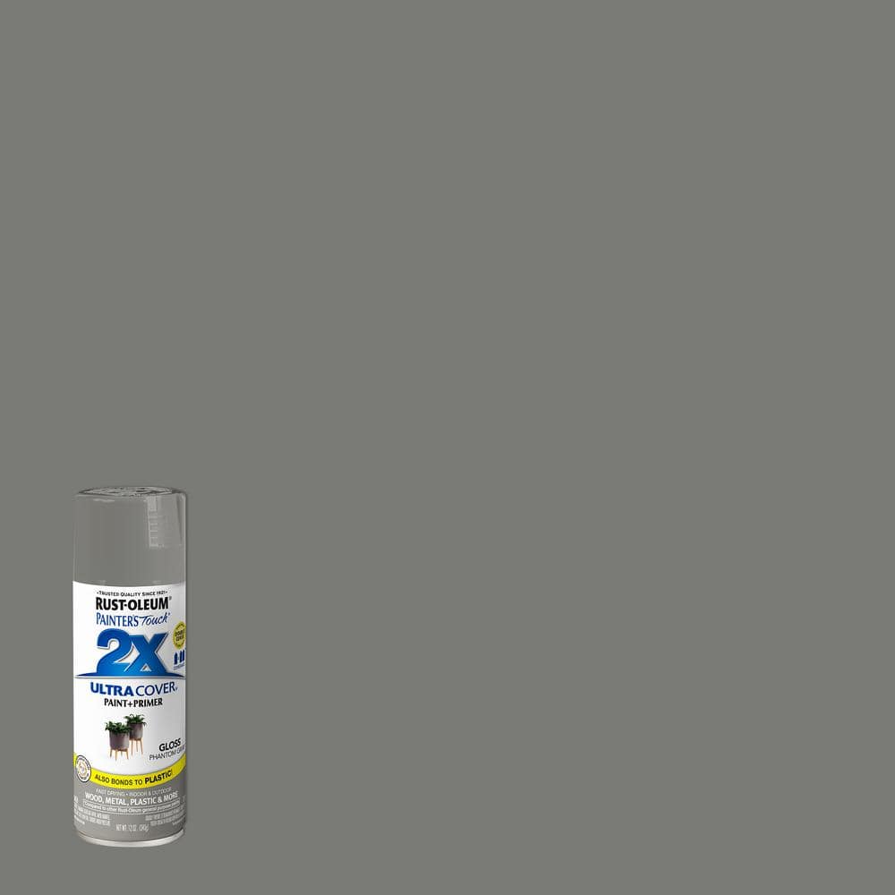 Rust-Oleum Painter's Touch 2X 12 oz. Flat Gray Primer General Purpose Primer  Spray 334017 - The Home Depot