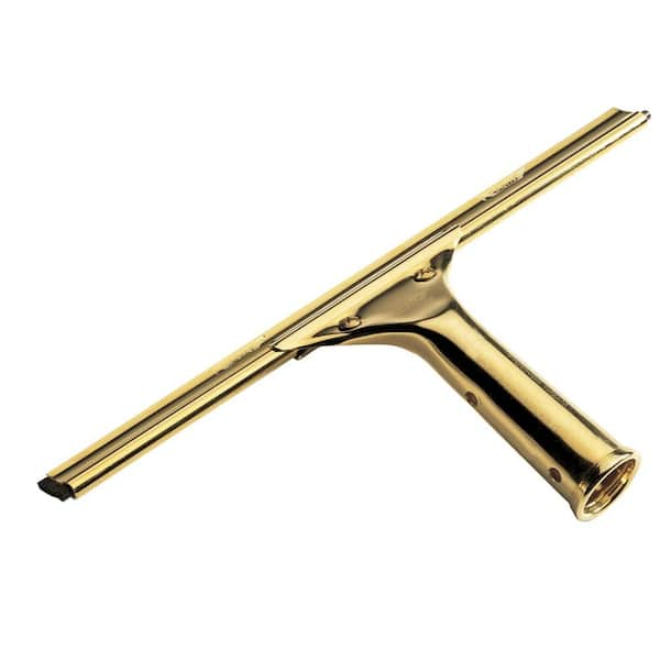 Ettore 10012 Solid Brass Squeegee, 12-Inch