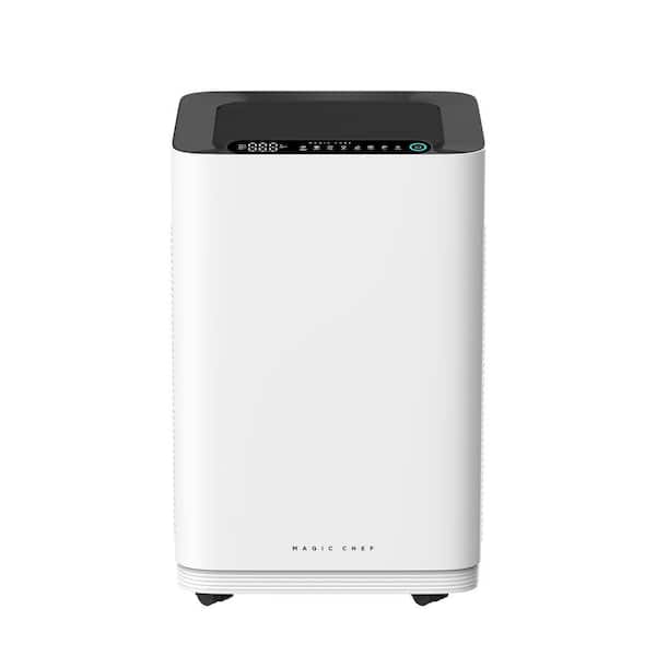 1937 Sq. Ft. dual HEPA Filter Air Purifier, in White