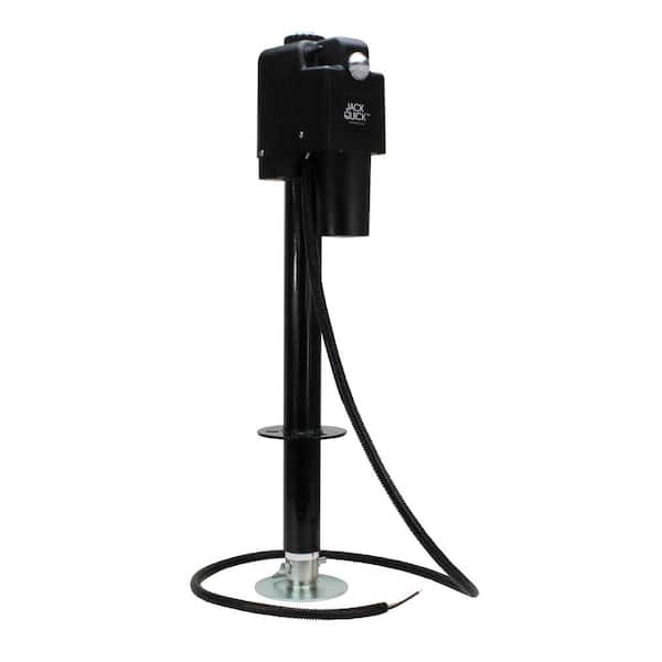 Quick Products Power A-Frame Electric Tongue Jack - 3,650 lbs. Lift Capacity, Black