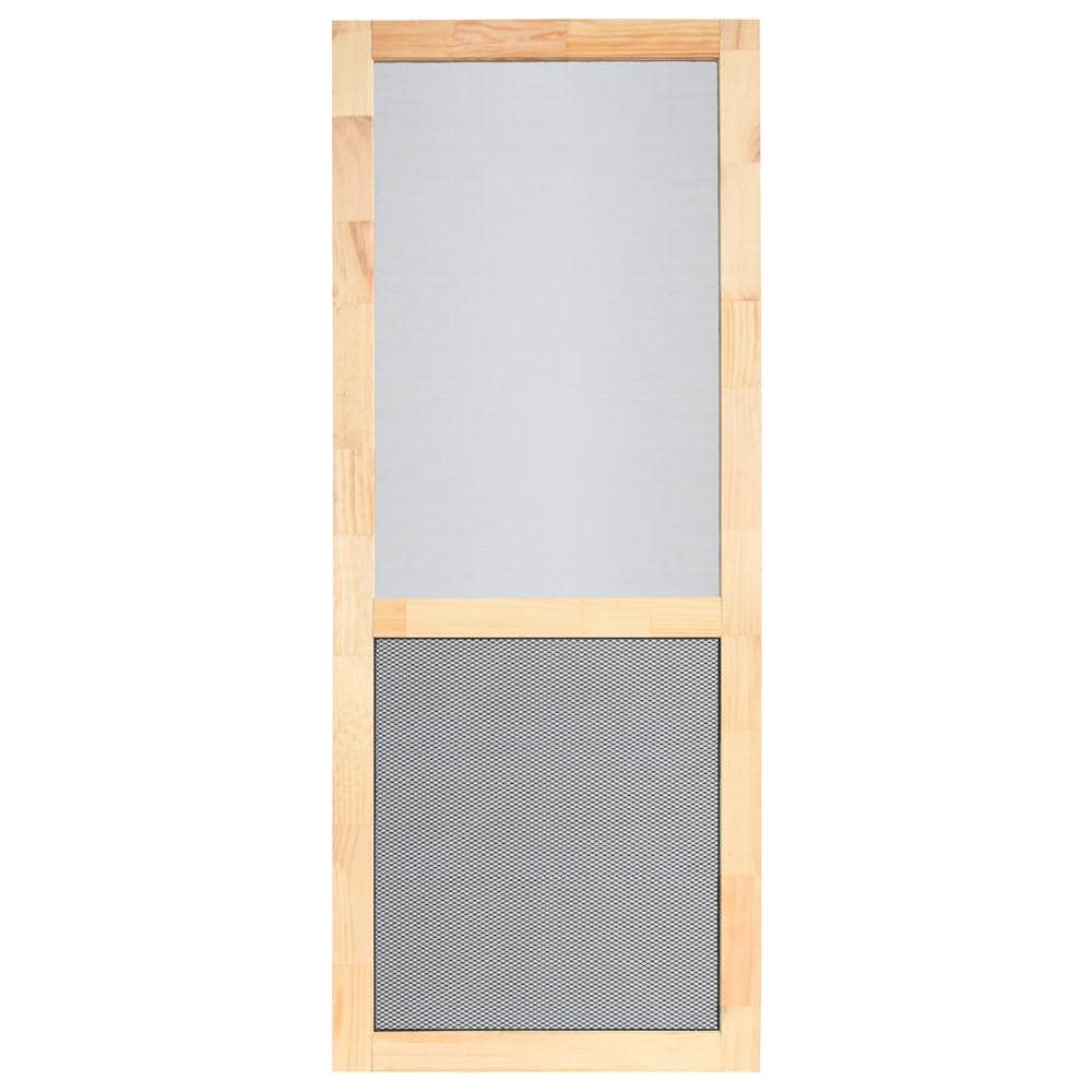 Screen Tight PetGuard Century Series 36 in. x 80 in. Universal Unfinished Wood Hinged Screen Door