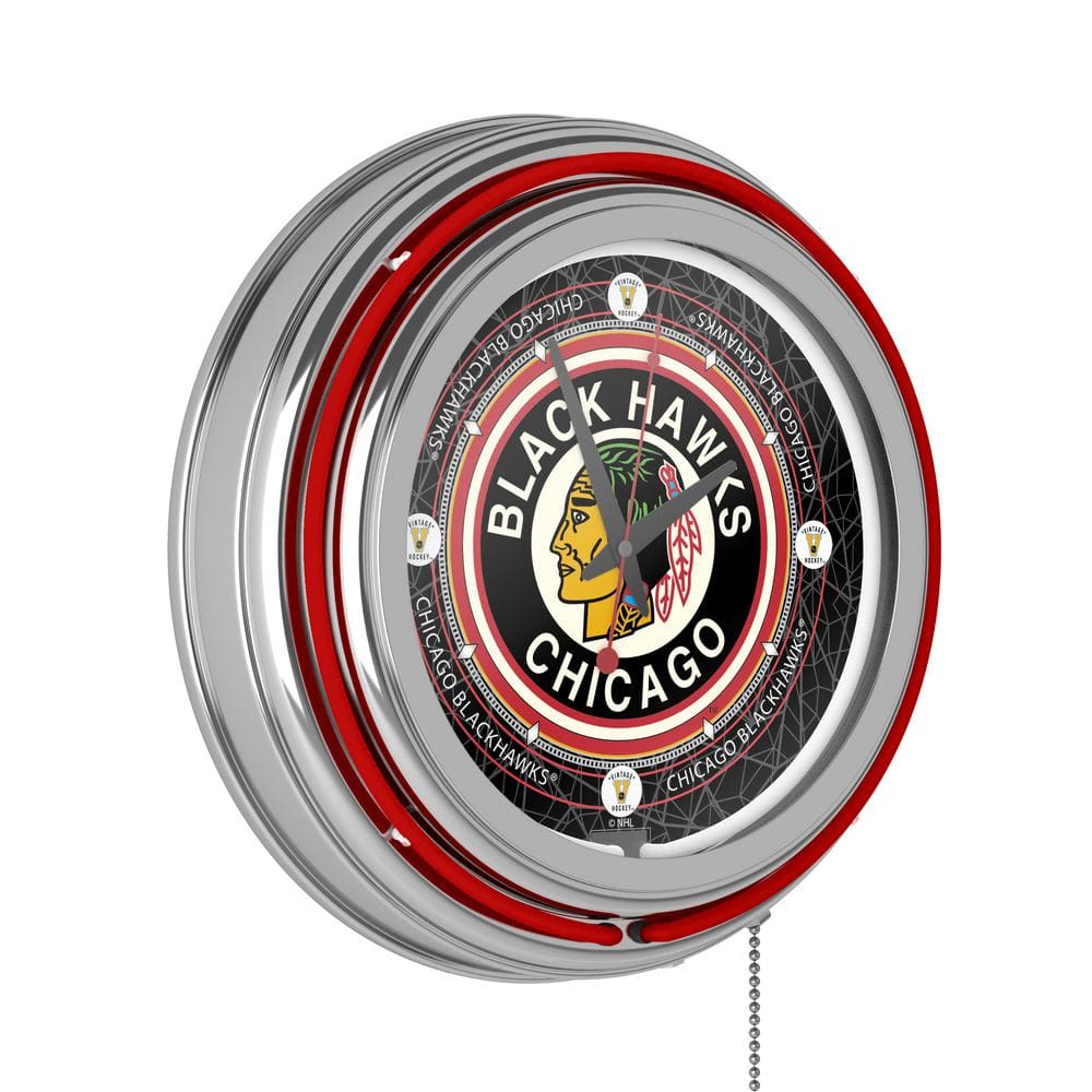 Chicago Lighthouse | Chicago Cubs Wrigley Marquee Silver 14 inch decorative  wall clock