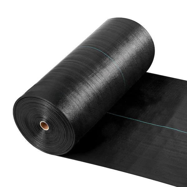 Weed Barrier Fabric Heavy Duty 3 x 100 ft. Landscape Fabric Woven Weed Blocker Fabrics Gardening Mat, Black, 2025 Update