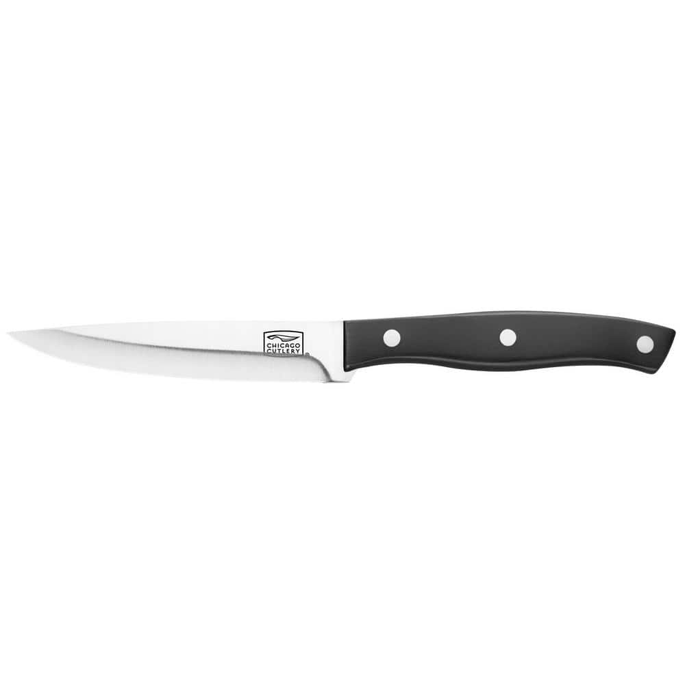 Ellsworth 13-Piece Stainless Steel Knife Set with Natural Wood Block