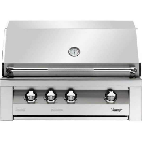 Unbranded 36 in. Built-In Natural Gas Grill in Stainless