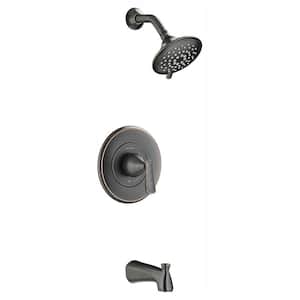 Chatfield Single-Handle 3-Spray Tub and Shower Faucet with 2.0 GPM in Legacy Bronze (Valve Included)