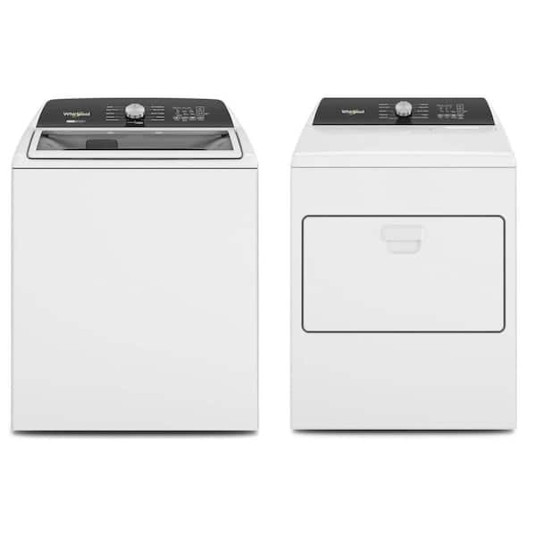 4.7 - 4.8 cu. ft. Top Load Washer with 2 in 1 Removable Agitator in White