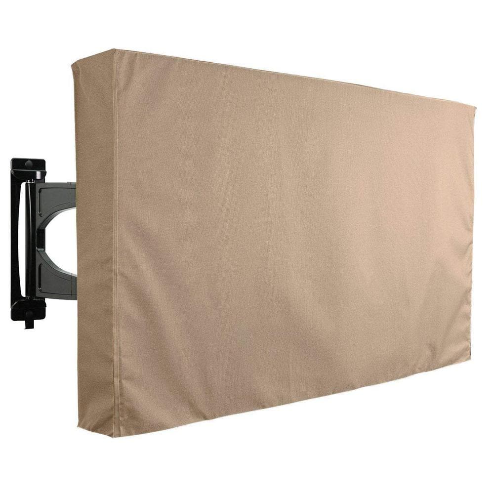 KHOMO GEAR 22 in. to 24 in. Brown Outdoor TV Universal Weatherproof Protector Cover, Solid -  GER-1087
