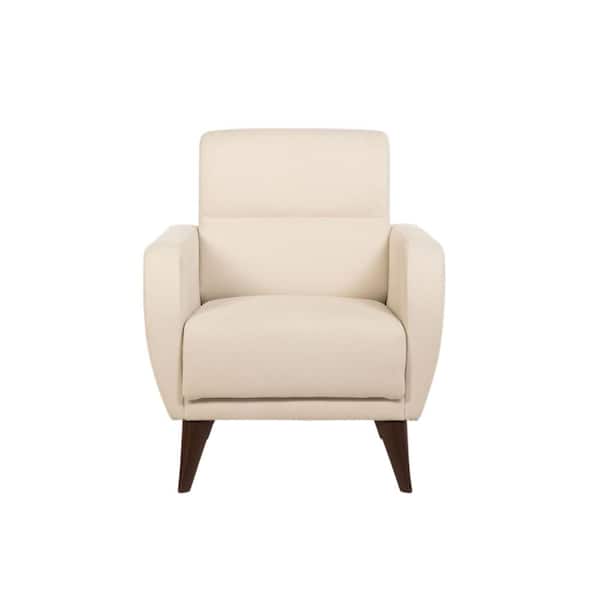 BELLONA Beige Chair with Storage and Performance Fabric