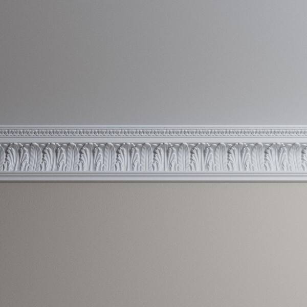 Ekena Millwork Micah 5.125 in. D x 8.625 in. W x 96 in. L Polyurethane Crown Moulding
