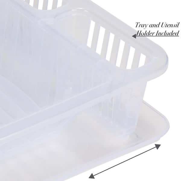 Utensil basket with online tray