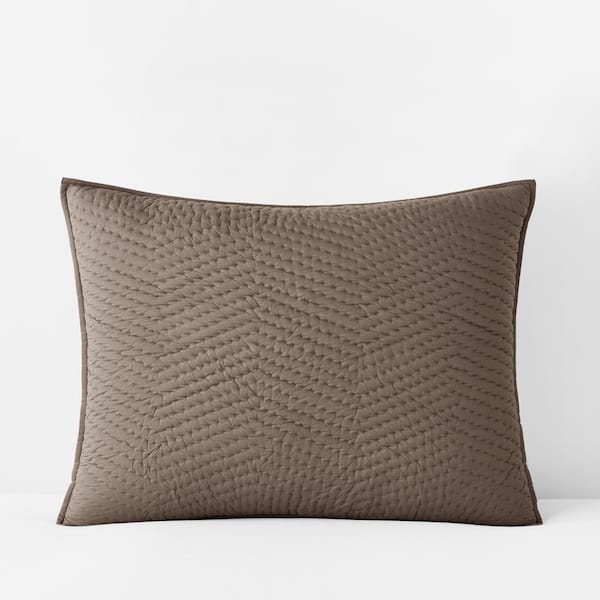 The Company Store Company Cotton Cedar Cotton Voile Standard Sham