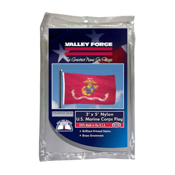 3 ft. x 5 ft. Nylon Marine Corps Military Flag