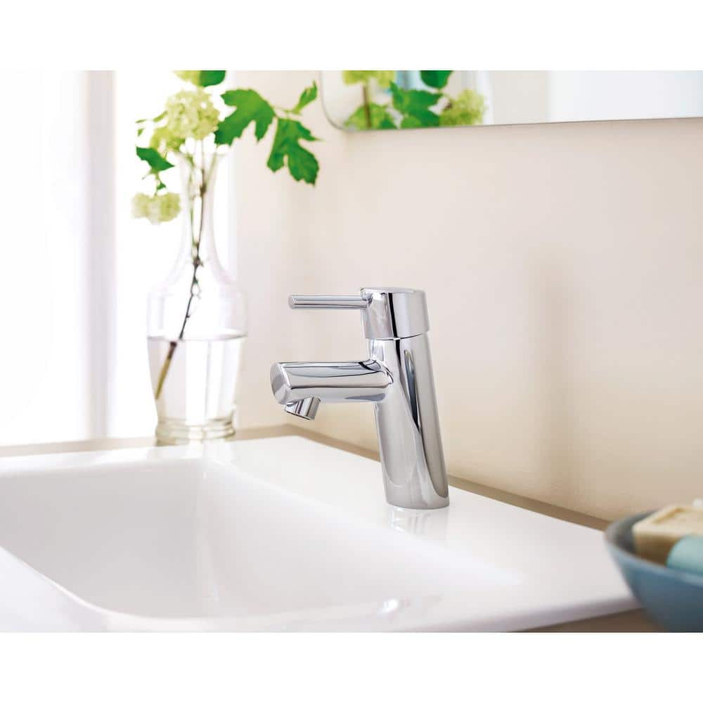 Sleek StarLight Chrome Single-Handle Bathroom Faucet with EcoJoy