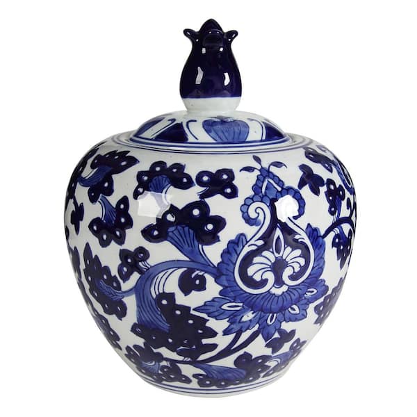 Blue, White Jar