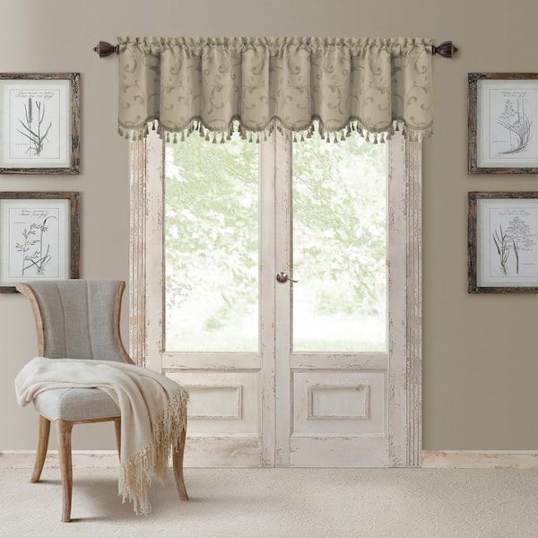 Mia Beaded Scallop Window Valance