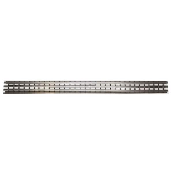 Unbranded Linear Channel Shower Drains 48 in. Infinity Heel Guard Grate Only