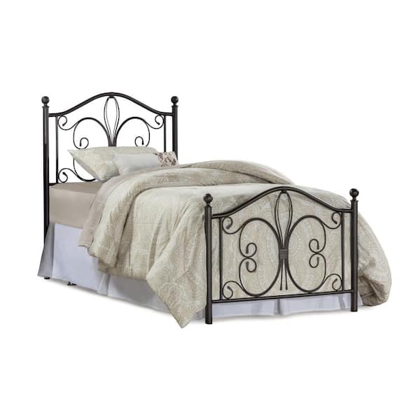 Hillsdale Furniture Milwaukee Brown Twin Headboard and Footboard Bed with Frame