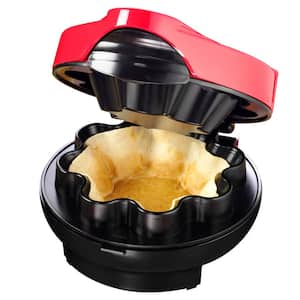 100 sq. in. Red Tortilla Bowl Maker with Indicator Lights