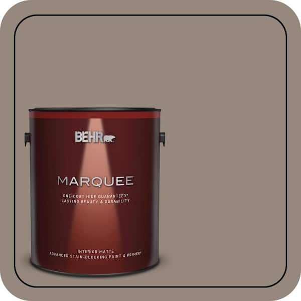 BEHR MARQUEE 1 gal. #MQ2-57 Art District One-Coat Hide Matte Interior Paint & Primer