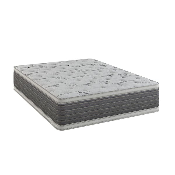 Modern Full Medium Firm Foam and Spring 14.5 in. Bed-in-a-Box Mattress for Better Slepp