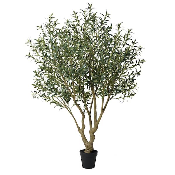 7 ft. Artificial Olive Tree-Faux Silk Plant Fake Tree for Home Office Decor Indoor\Outdoor Plant Living Room